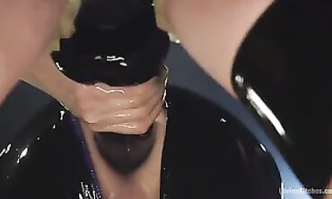 Mona Wales Performs Deep Guts Fapping