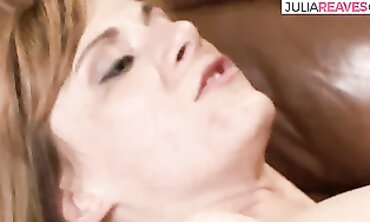 Redhead With Freckles Takes Rough Ride From XXL Cock