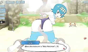 Lana Tentacruel Passion: Public Beach Anal Creampie