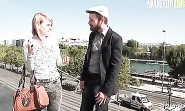 UNEXPERIENCED EURO - Emilie Doryan Into Sloppy Romp On
