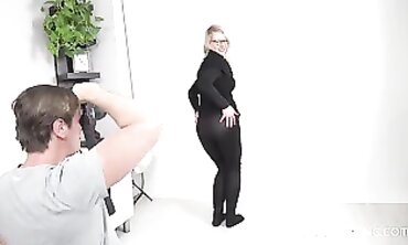 Czech Blonde Cougar Casting Job