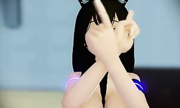Blessed Halloween: Tough Ultra-Cutie and Queen MMD R18