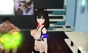 Blessed Halloween: Tough Ultra-Cutie and Queen MMD R18