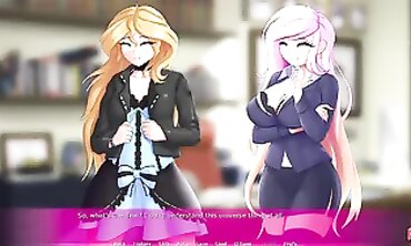 Reflective Embrace: Naughty Gaming Principal Aurora Creampie POV