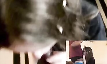 Dyke Best Friend Gives Deepthroat Blowjob In Bedroom