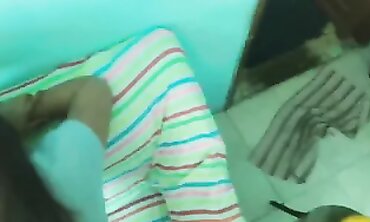 POV Anal Creampie with Step-Nephew and Maid