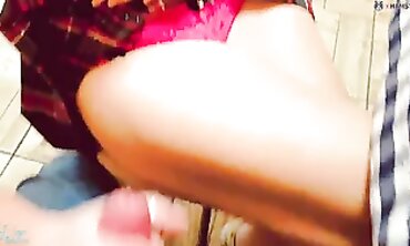 college girl Masturbates Under The Table During Class