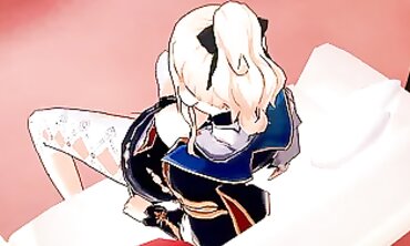 Jean Animated 3D Solo Masturbation