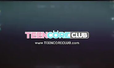 Petite 18-Year-Old Takes a Massive Load in Her Face