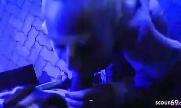 Anni Angel Gets a Public Blowjob in the Parking Lot