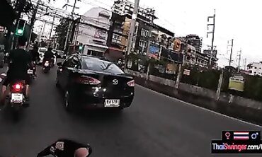 Thai Girlfriend Throats Boyfriend's Giant Cock