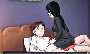 Bombshell Cheats With Sweetie's Massive Ass in Summertime Saga