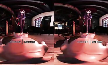 Genshin Impact: Mona Standing Toejob VR Animation