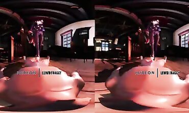 Genshin Impact: Mona Standing Toejob VR Animation