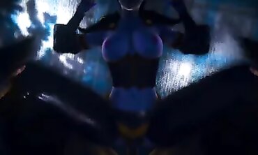 POV: Lucky's Big Tits Get Rough Anal Creampie