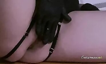 Catwoman Solo Anal Toy Play and High Heel Fetish