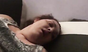 Big Busty French BBW Milf Gets Fingered And Jerked Off