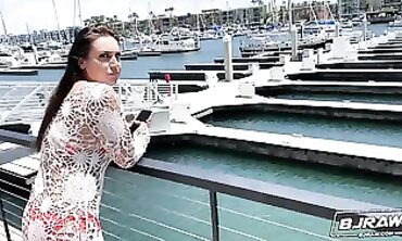 Tori Avano Gives a Jaws Wank and Blowjob