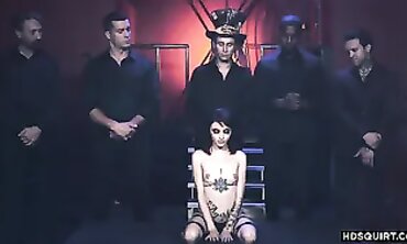 Lola Fae's First Hardcore Interracial Gangbang