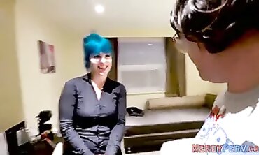 British Nerd Lucy Lane Shows Off XXL Boobs