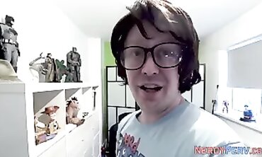 British Nerd Lucy Lane Shows Off XXL Boobs