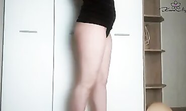 Honey's Big Ass Masturbation and Rough Sex Session