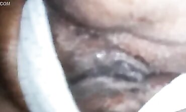 Ebony Granny Wife Offers a Taste of Her Creamy Honeypot