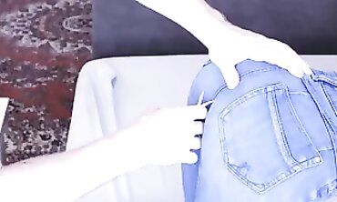 POV Rough Sex: Creampied in Torn Jeans