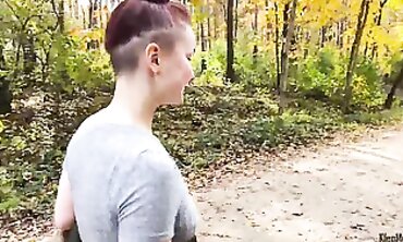 Outside Pickup Yoga Сoach and Outside Intercourse KleoModel