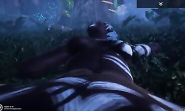 Lesbian Love Makes Out and Squirts in the Mysterious Woods