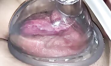 MILF Spouse Fisting and Pumping Her Labia