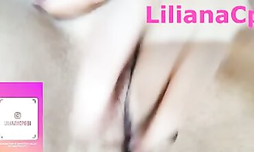 Latina Amateur Squirts During Massage & Masturbation