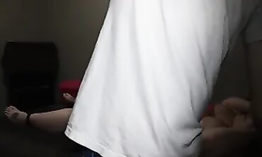 First Time Creampie: Homemade Anal Orgasm