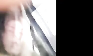 barely legal Blonde Masturbates In The Car