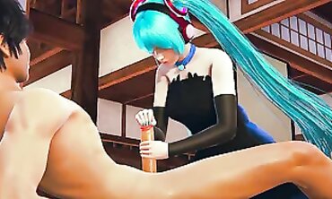 Hatsune Miku Anal in Chinese Mansion 3D Anime