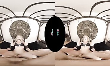 Blonde Kay Carter Takes You For A Ride In VR