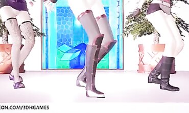 [R18-MMD] TWO TIMES - Sense Unique Nude Vers Ino Sakura Hinata THREE DIMENSIONAL Super-naughty
