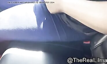 Lilmar Creampie in Walmart Parking Lot with Black Escort
