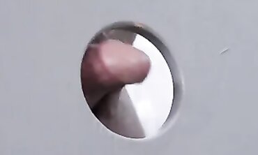 MILF Gets Fucked by Stepson Through a Gloryhole