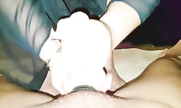 Dominant BBW On Crushes Mat's Balls in POV Ballbusting Scene