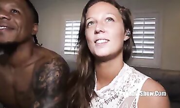 Fibby And Jason Sweets Enjoy A Bushy Ebony Threesome With Opal