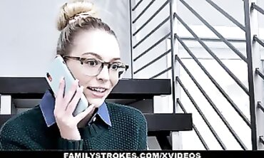 Blonde Lily Larimar Gets Pounded by Stepdad