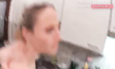 POV Hardcore Blowjob mit reifer deutscher Blondine