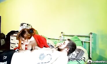 Hot Stepsister Helps Brother Out with Her Tight Cooter