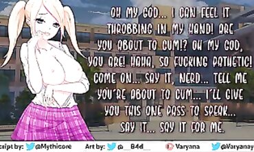 VaryanaYT Gets a Solo Handjob in Anime Style