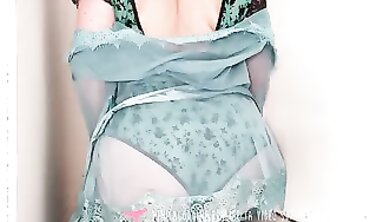 French Busty Milf Plays With Her Huge Boobs