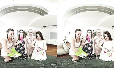 Czech VR 411: Four Friends Easter Party Facehole Part 1