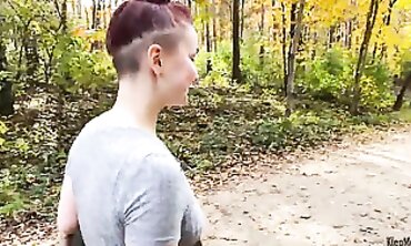 Outdoor Yoga Session Turns Into Public Sex for KleoModel