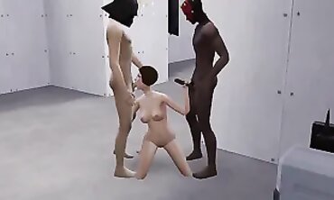 Leia's Alien Gangbang Interrogation