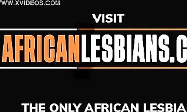 barely legal Ebony Lesbians Share a Passionate Fuckfest